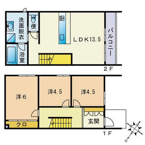 Ｅｃｏ　Ｒｅｓｉｄｅｎｃｅ７－ＫＡＳＵＧＡ－の間取り