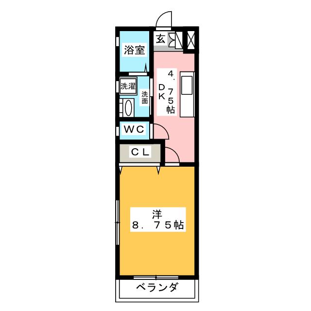 リベルテ上大之郷の間取り