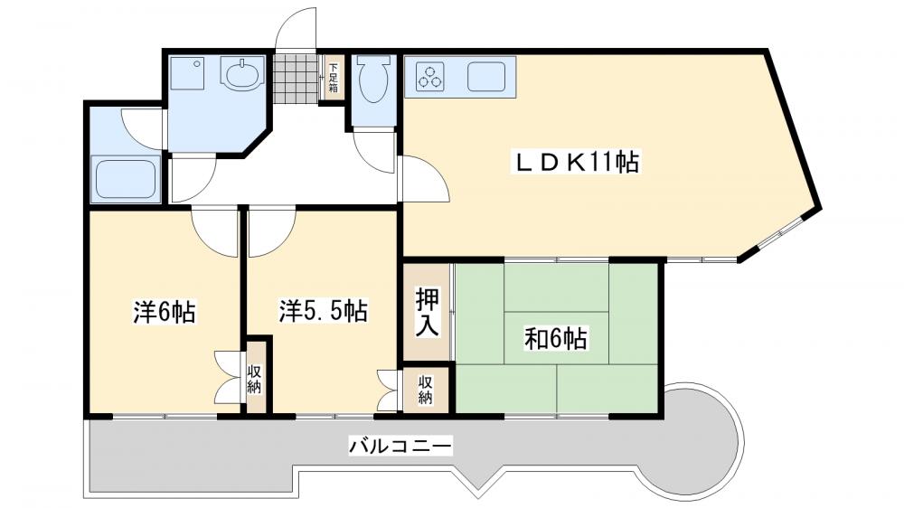 パラシオ高塔の間取り