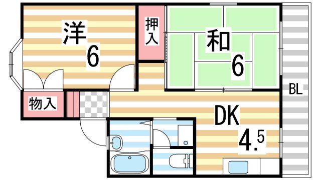 ハイツサンビューラーの間取り