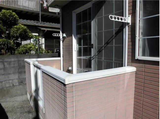 バルコニー　落ち着いた時間を過ごせるバルコニーです