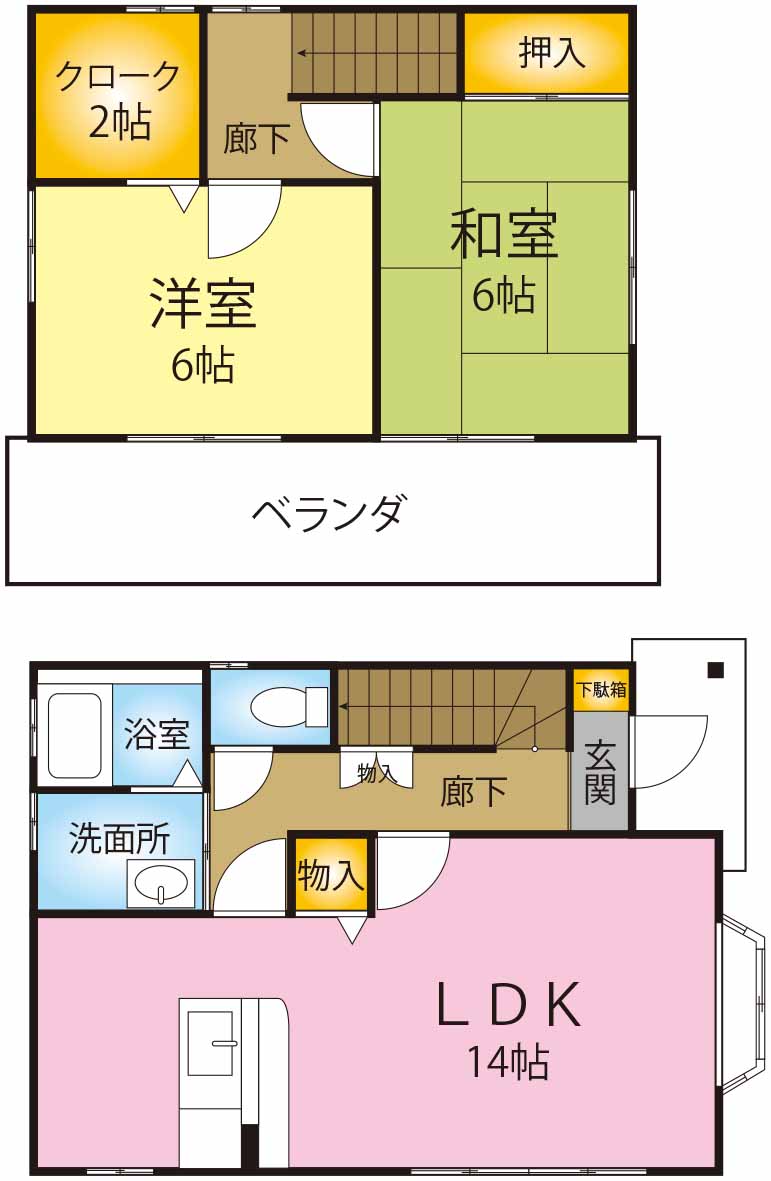 ブロード21の間取り写真