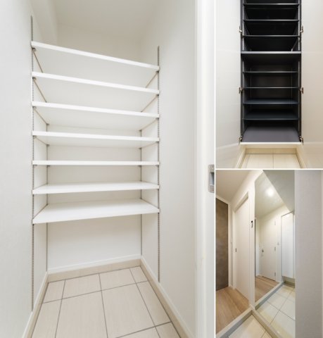 玄関　下駄箱もしっかりついてます！