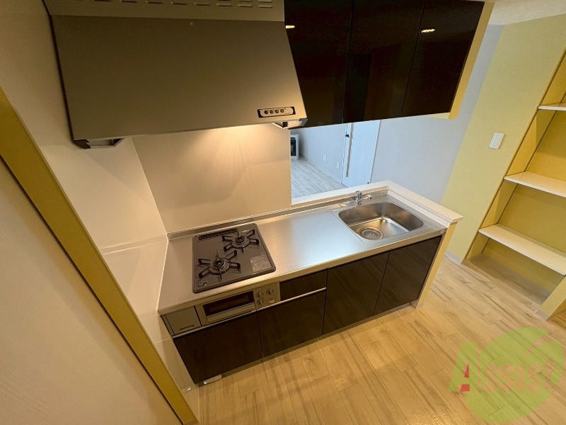 キッチン　システムキッチンなので、すぐお料理に使えます！