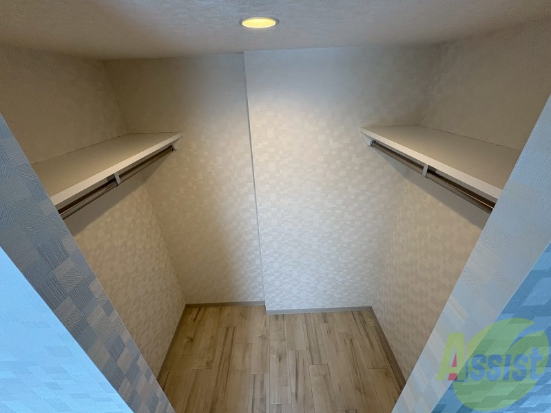 収納　嬉しいウォークインクローゼット仕様です！！