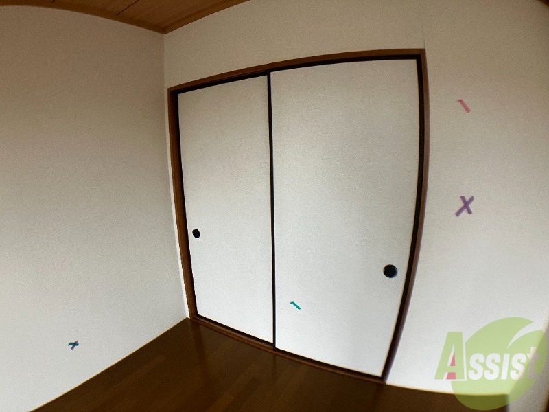 収納　押し入れタイプは奥行きがしっかりあって沢山収納できますね～