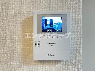セキュリティ　カメラ付インターホン（イメージ） 高崎、前橋のお部屋探しはエ