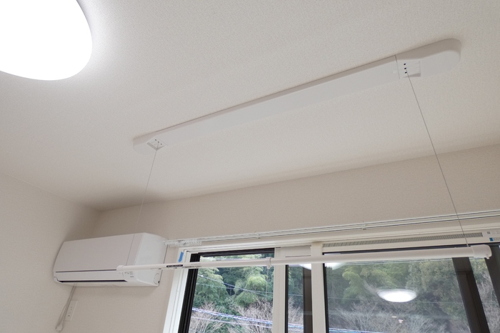 その他　室内物干し付きです