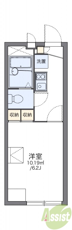 レオパレスG パークの間取り写真
