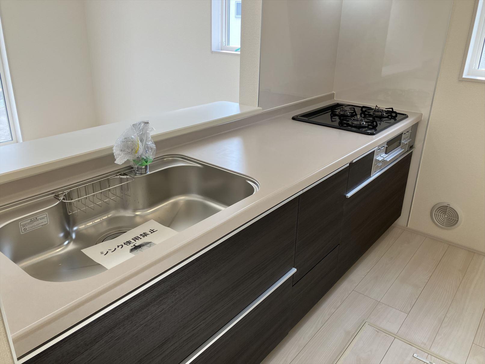 キッチン　奥様もお料理楽しくなりますね