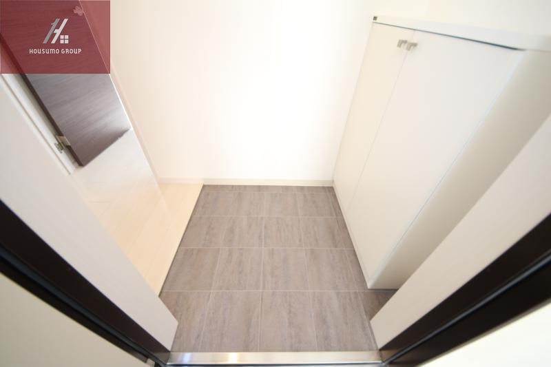 玄関　収納のためのスペースです