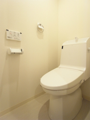 トイレ　ゆったりとした空間のトイレです