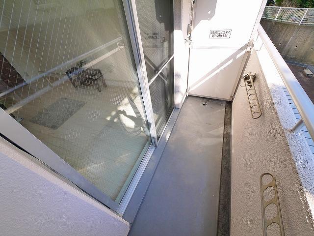 バルコニー　落ち着いた時間を過ごせるバルコニーです