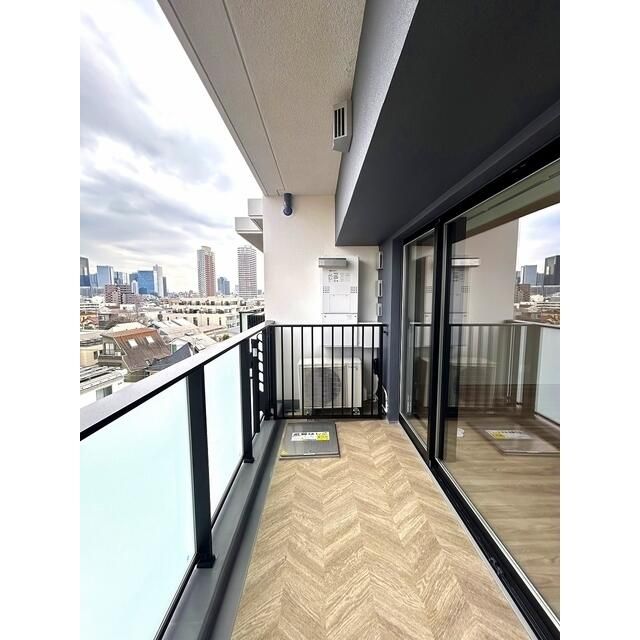 バルコニー　広々としたバルコニーです