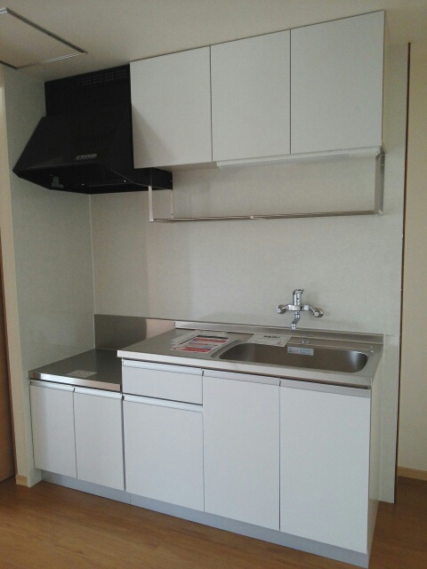 キッチン　ガスコンロ（２口）対応・シングルレバー水栓完備