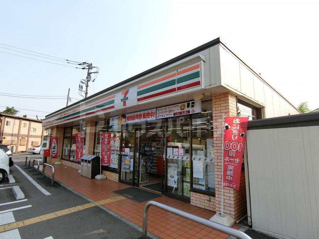 コンビニ　セブンイレブン蒲生西町1丁目店（コンビニ）まで200m