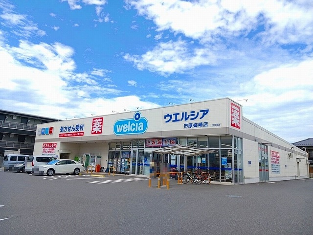 ドラックストア　ウエルシア市原姉崎店（ドラッグストア）まで800m