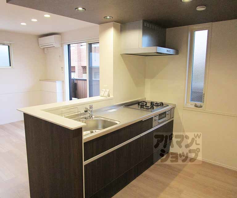 キッチン　２０２号室の写真です。