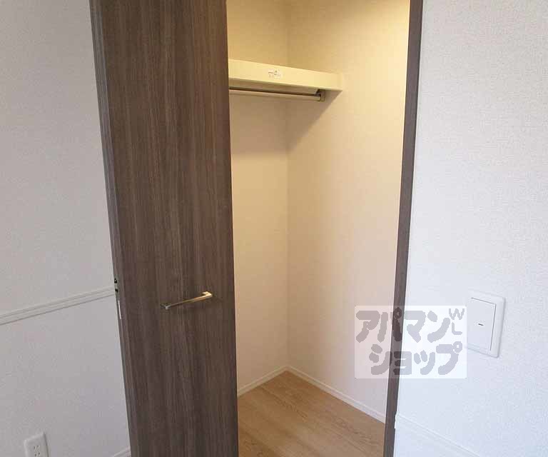 収納　２０２号室の写真です。