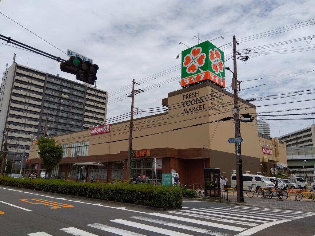 スーパー　ライフ毛馬店（スーパー）まで623m