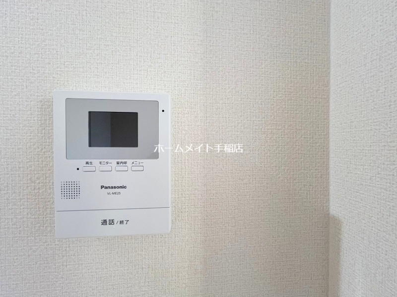 セキュリティ　インターホン付きで安心です♪