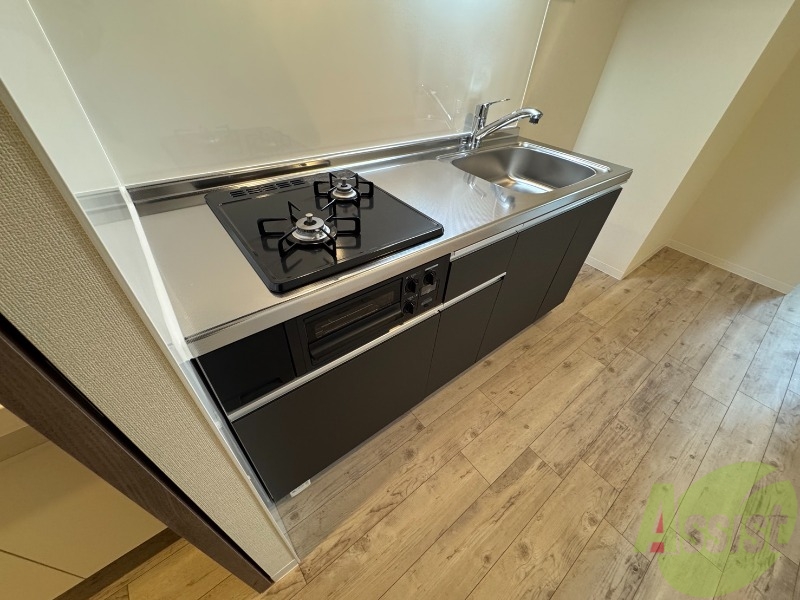 キッチン　システムキッチンなので、すぐお料理に使えます！