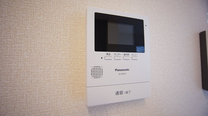 その他設備　来客確認ができるモニター付きインターホン♪