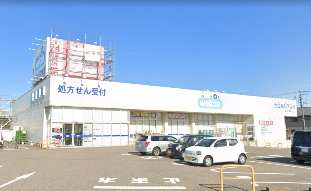 ドラックストア　ウエルシア新潟大学前店（ドラッグストア）まで542m