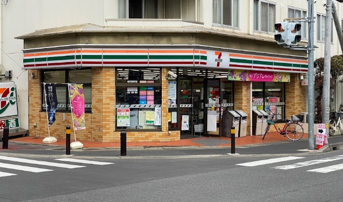 コンビニ　セブンイレブン 市川行徳店（コンビニ）まで564m