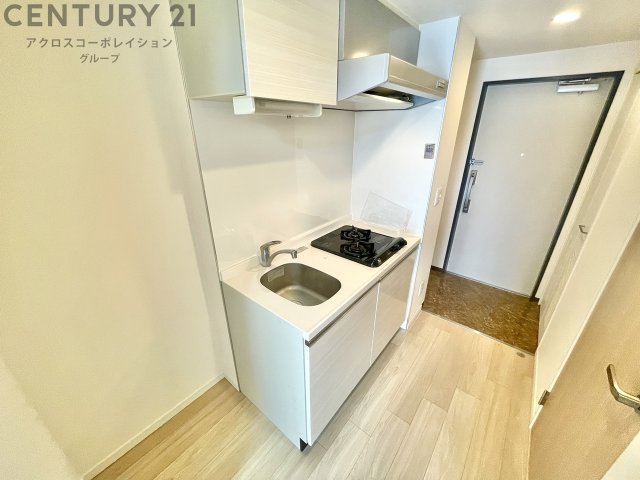 キッチン　２口ガスコンロ付のキッチンです♪