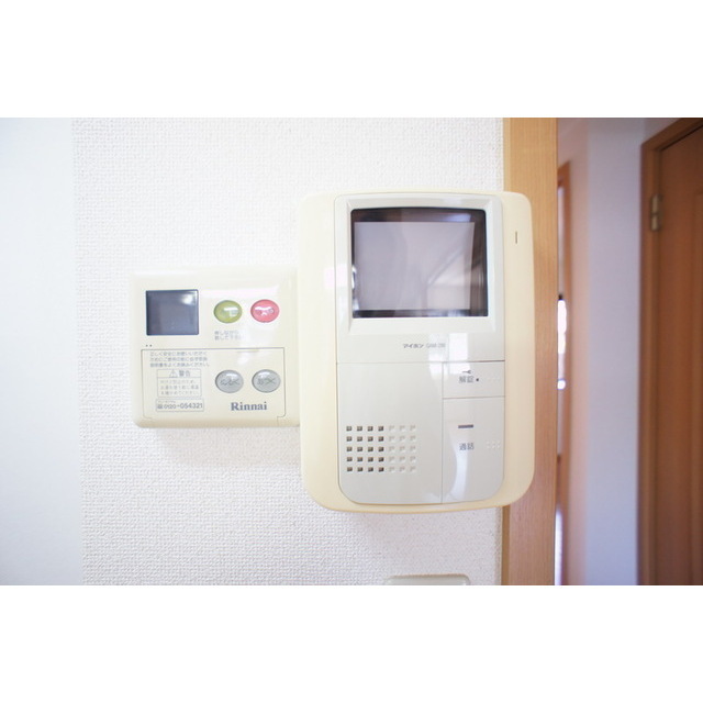 セキュリティ　不意の来客も安心ですね