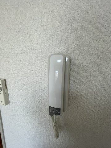 セキュリティ　受話器付きインターホンです
