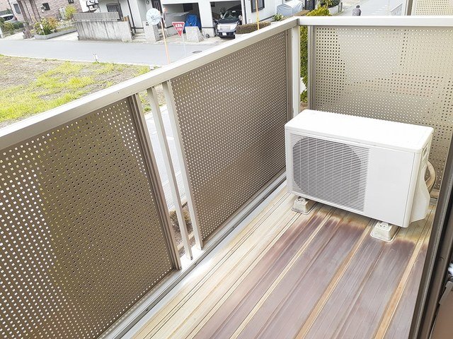 バルコニー　広々としたバルコニーです