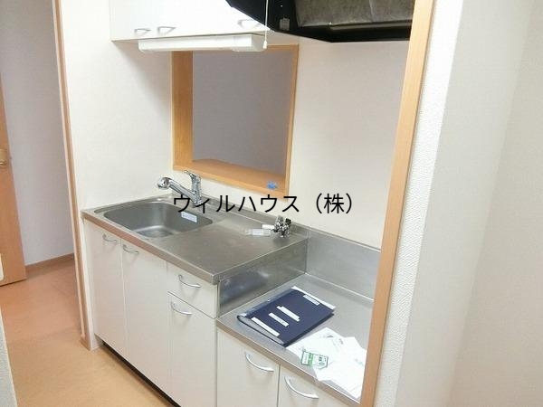 キッチン　ガスコンロ設置可！