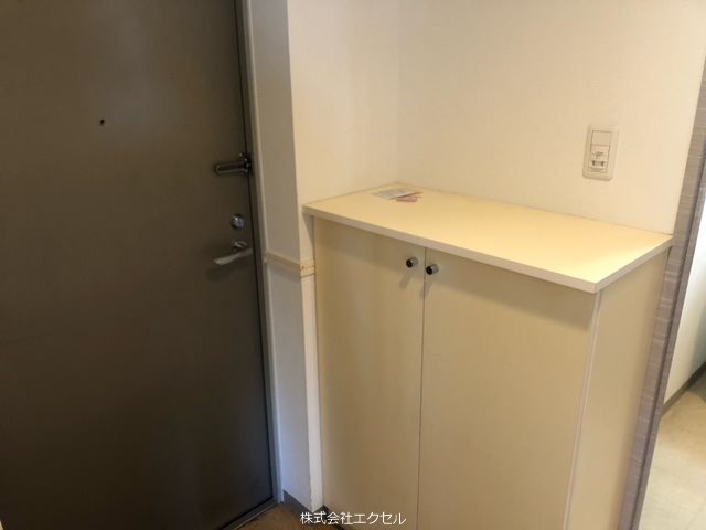 玄関　シューズボックス付きの玄関です。