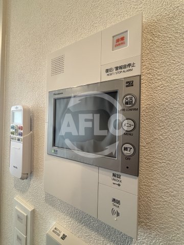 セキュリティ　アーバネックス南森町WEST　モニター付きインターホン