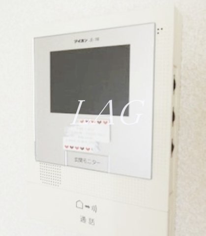 セキュリティ　モニター付きインターフォンです。