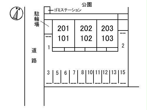 駐車場　駐車場