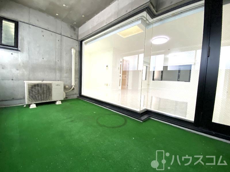 バルコニー　ペットも放せます！