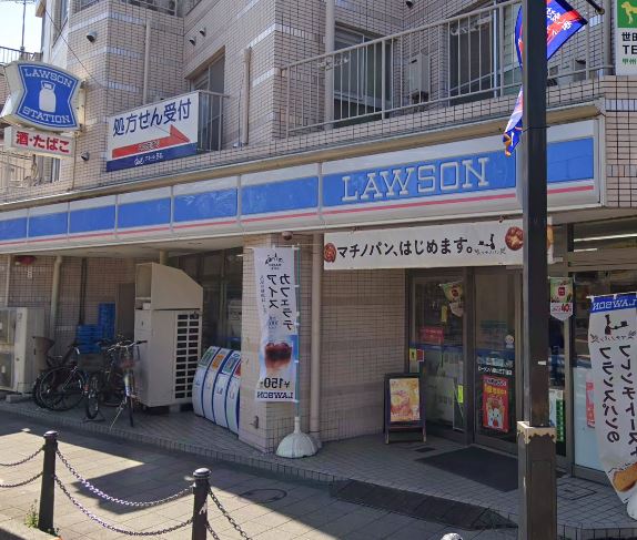 コンビニ　ローソン 八幡山三丁目店（コンビニ）まで396m