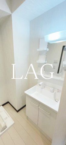 洗面設備　洗面台です。
