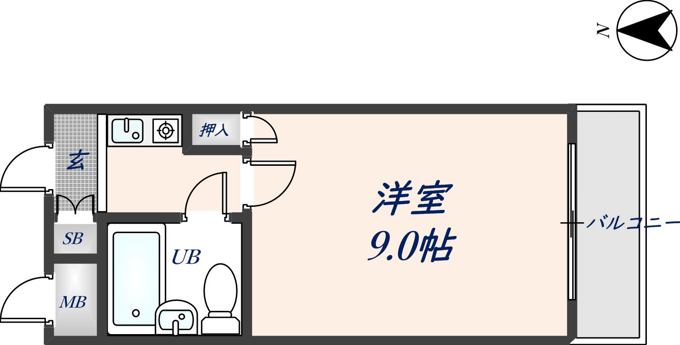 スタジオLHの間取り写真
