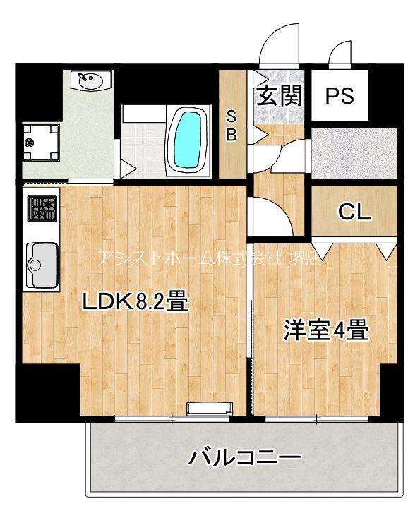 LUVIAS堺の間取り写真