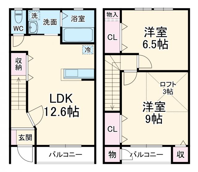 Grand Court 弐番館の間取り写真