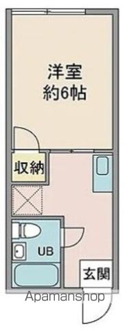 東武東上線 鶴ケ島駅 徒歩20分 2階建 築43年の間取り写真