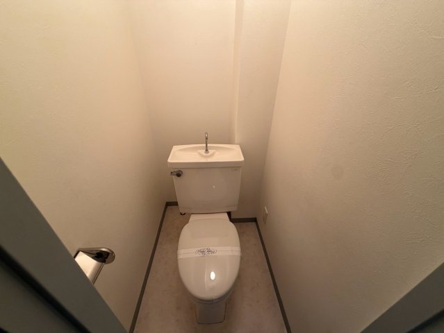 近鉄南大阪線 矢田駅 徒歩9分 4階建 築40年のトイレ写真