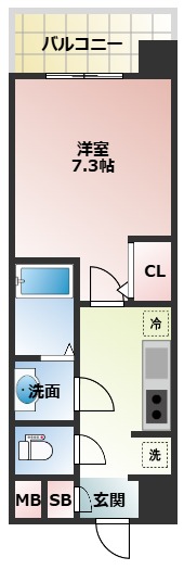 S-RESIDENCE新大阪駅前の間取り写真