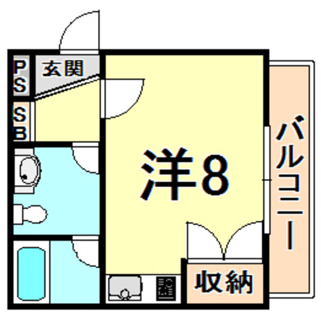 ウィンディつかしん西の間取り写真