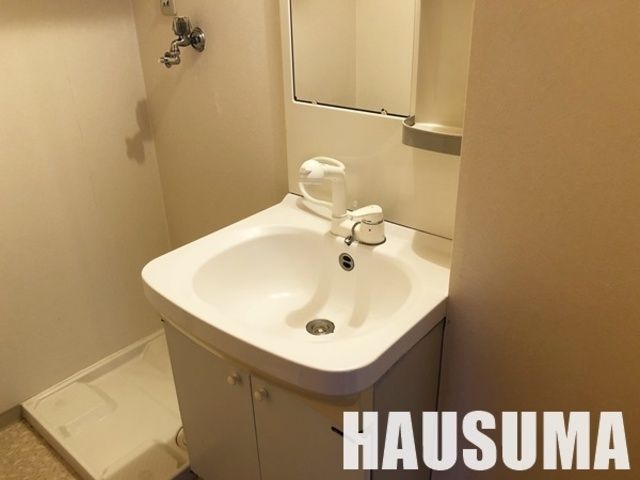 洗面設備　※他号室の参考写真です。