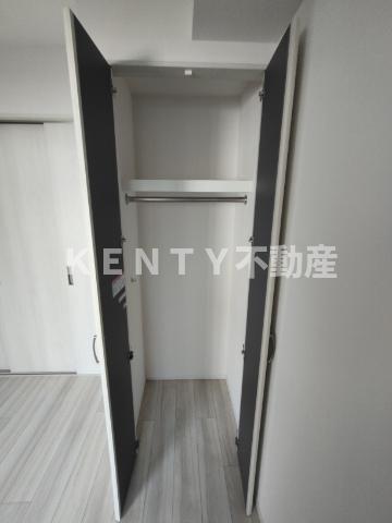 収納　たっぷりとした収納スペースです